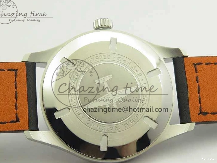 MIROTIME 0418 Efficient Mark XVIII Le Petit Prince IW327001 SS MKS 1:1 Best Edition White Dial On Leather Strap MIYOTA9015 V 7220